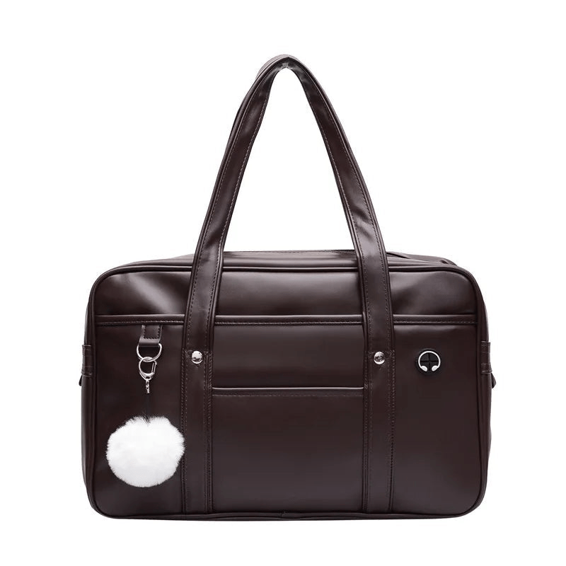 Luxurious shoulder bag with multiple compartments and zipper