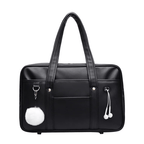 Luxurious shoulder bag with multiple compartments and zipper