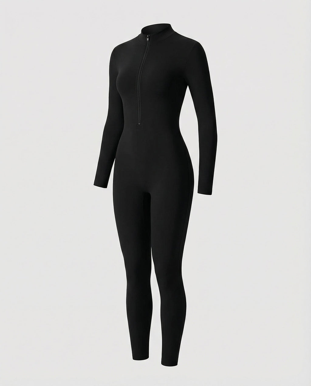 Autumn Stand Collar Women's Overall-lévoire20241106-Calm Wears-Black-Long sleeves-S-Calm Wears