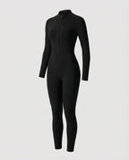 Autumn Stand Collar Women's Overall-lévoire20241106-Calm Wears-Black-Long sleeves-S-Calm Wears