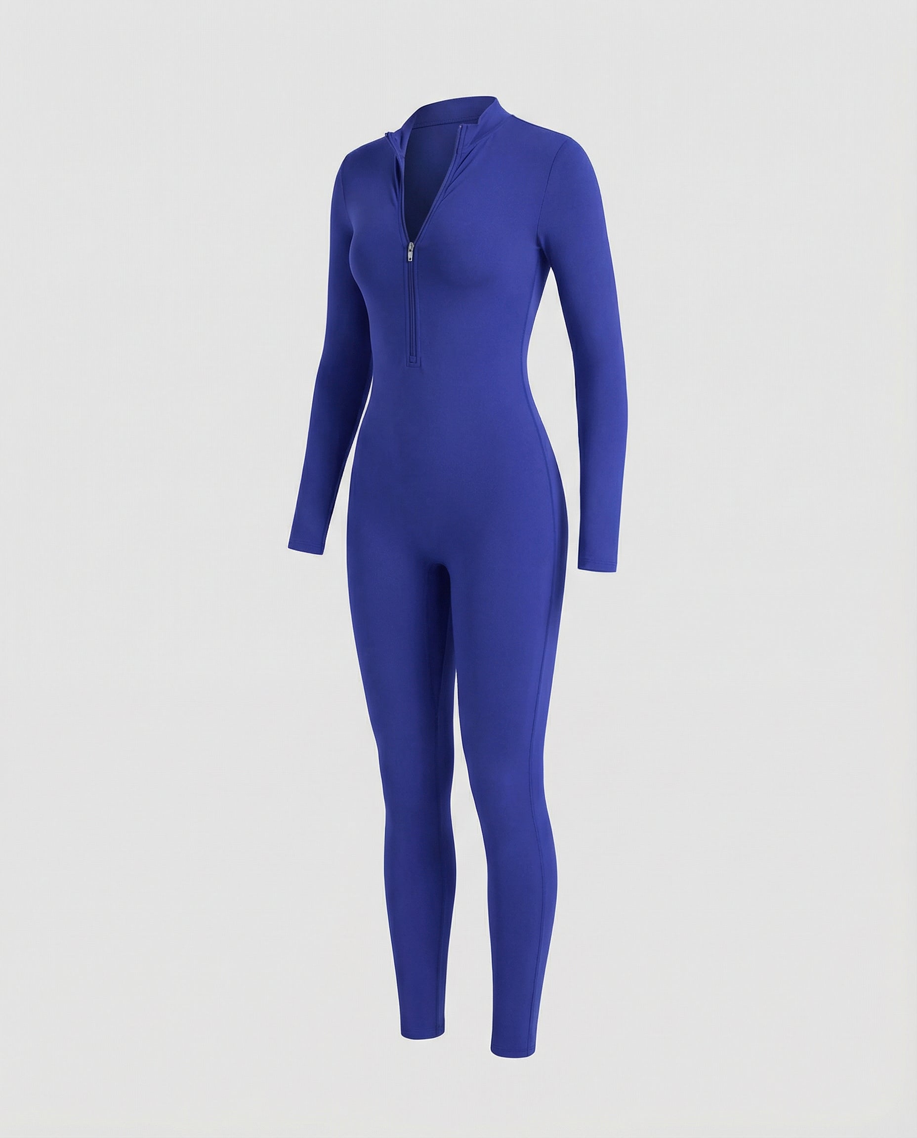 Autumn Stand Collar Women's Overall-lévoire20241106-Calm Wears-Small blue-Long sleeves-S-Calm Wears
