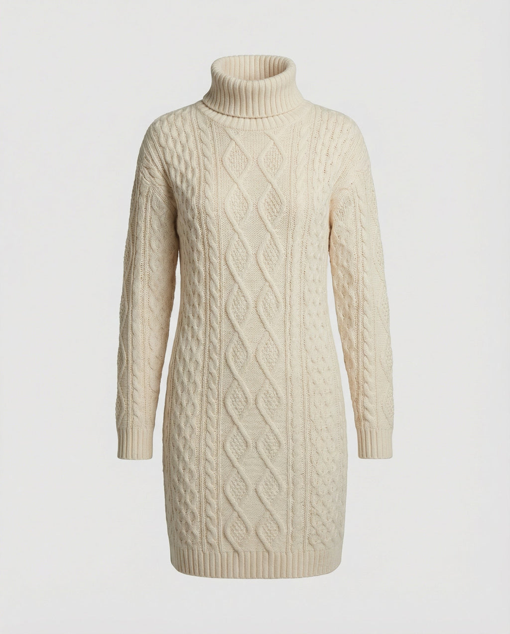 Beige Soft Knit Midi Dress-mainz-mode20240920-Calm Wears-Beige-S-Calm Wears