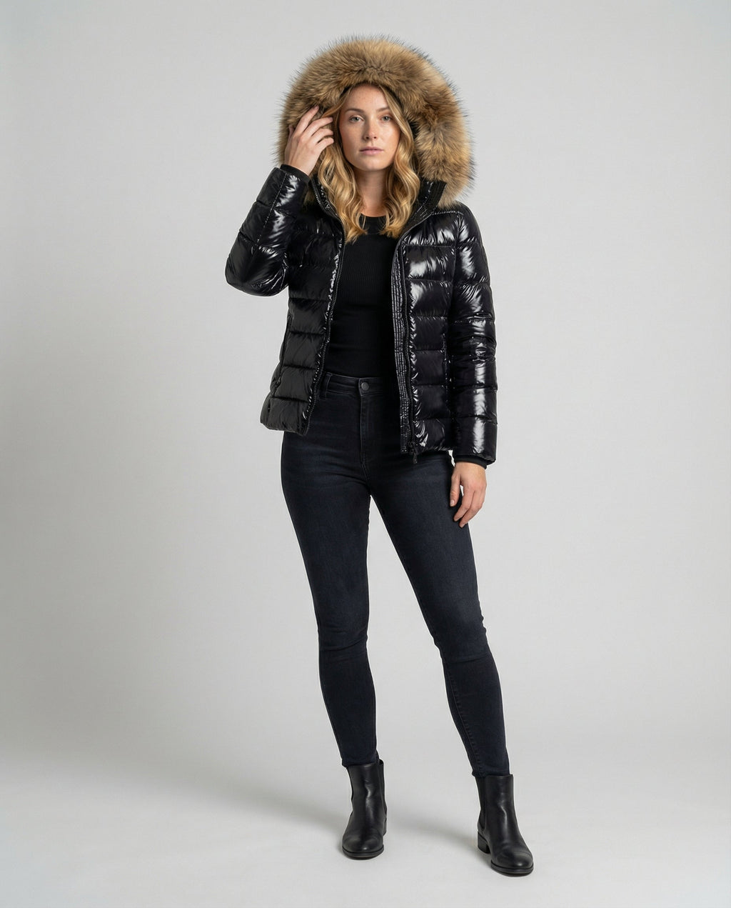 Black women's winter jacket-bakkermode20251110-Calm Wears-S-Calm Wears