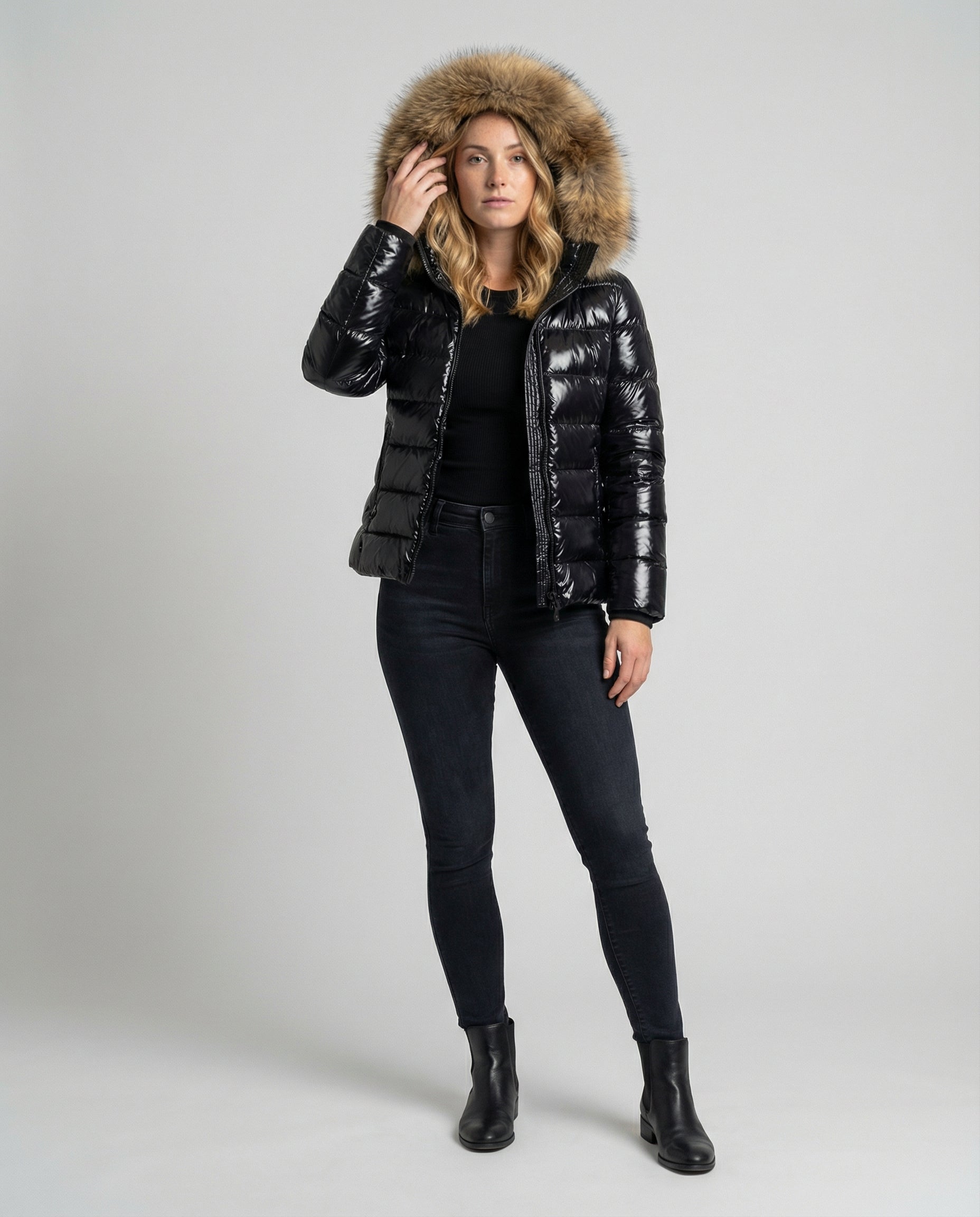 Black women's winter jacket-bakkermode20251110-Calm Wears-S-Calm Wears