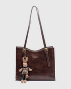 Elegant shoulder bag with long straps for women