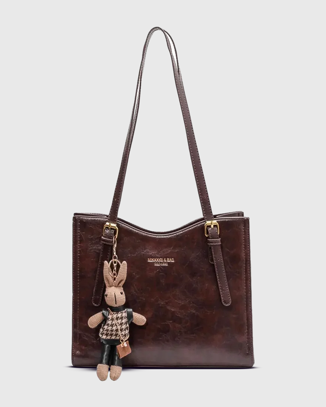Elegant shoulder bag with long straps for women