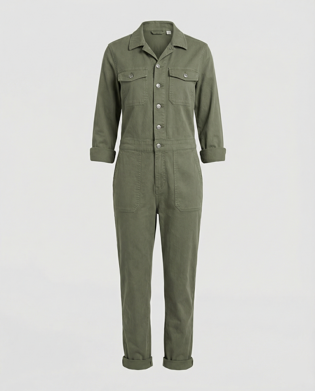 Casual Utility Jumpsuit Women-allure fashion20251113-Calm Wears-Green-S-Calm Wears