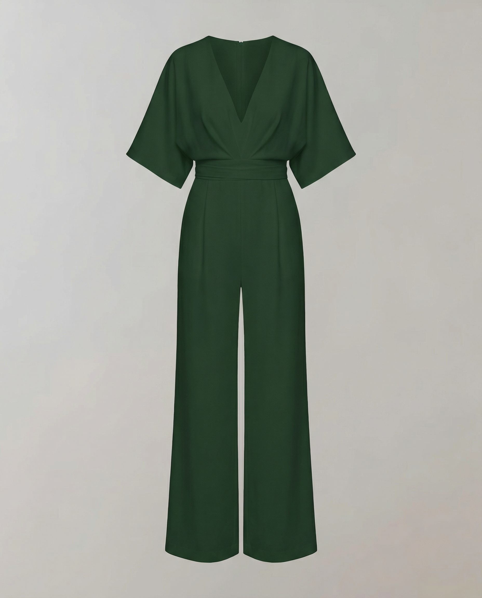 Casual Wide Leg Jumpsuit Women-oase-mode20241217-Calm Wears-Green-S-Calm Wears