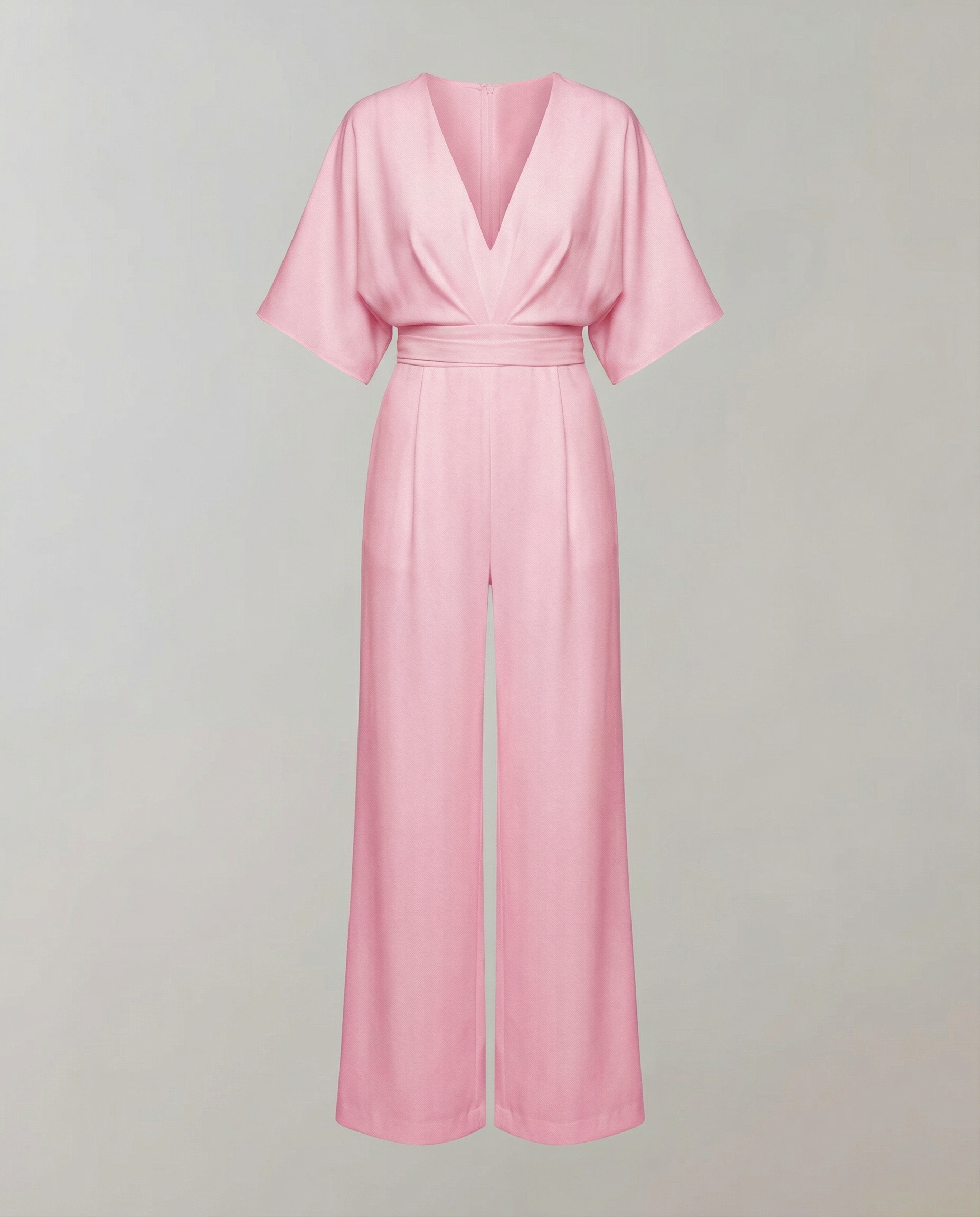 Casual Wide Leg Jumpsuit Women-oase-mode20241217-Calm Wears-Pink-S-Calm Wears