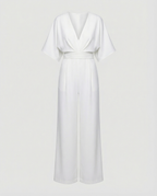 Casual Wide Leg Jumpsuit Women-oase-mode20241217-Calm Wears-White-S-Calm Wears