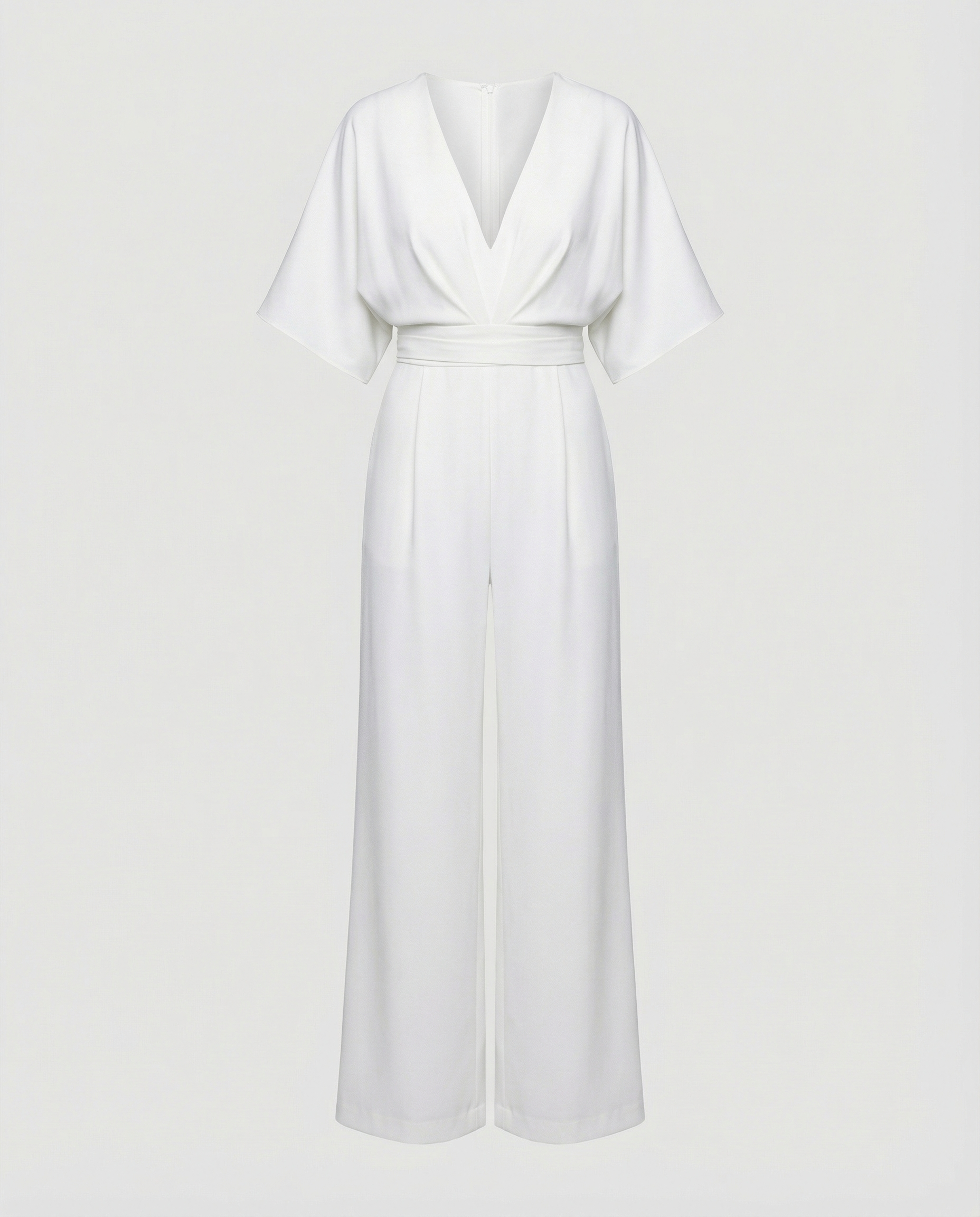 Casual Wide Leg Jumpsuit Women-oase-mode20241217-Calm Wears-White-S-Calm Wears