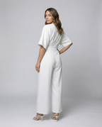 Casual Wide Leg Jumpsuit Women-oase-mode20241217-Calm Wears-White-S-Calm Wears