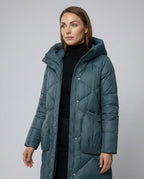 Casual women's hooded coat-velvets-fashion20251113-Calm Wears-Green-M-Calm Wears