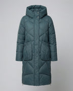 Casual women's hooded coat-velvets-fashion20251113-Calm Wears-Green-M-Calm Wears