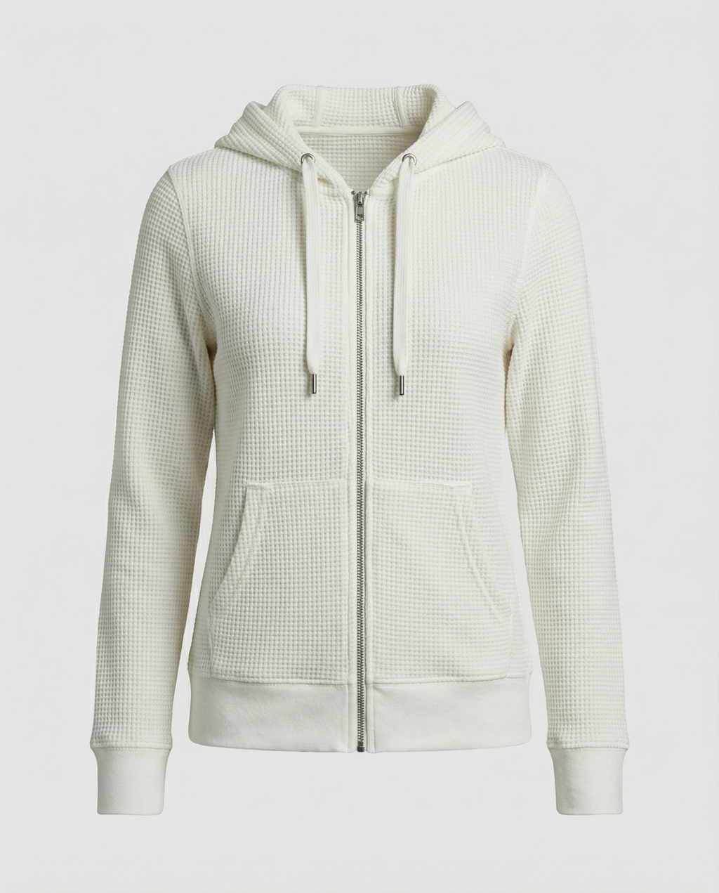 Checked women's leisure jacket-jacket-Calm Wears-White-S-Calm Wears