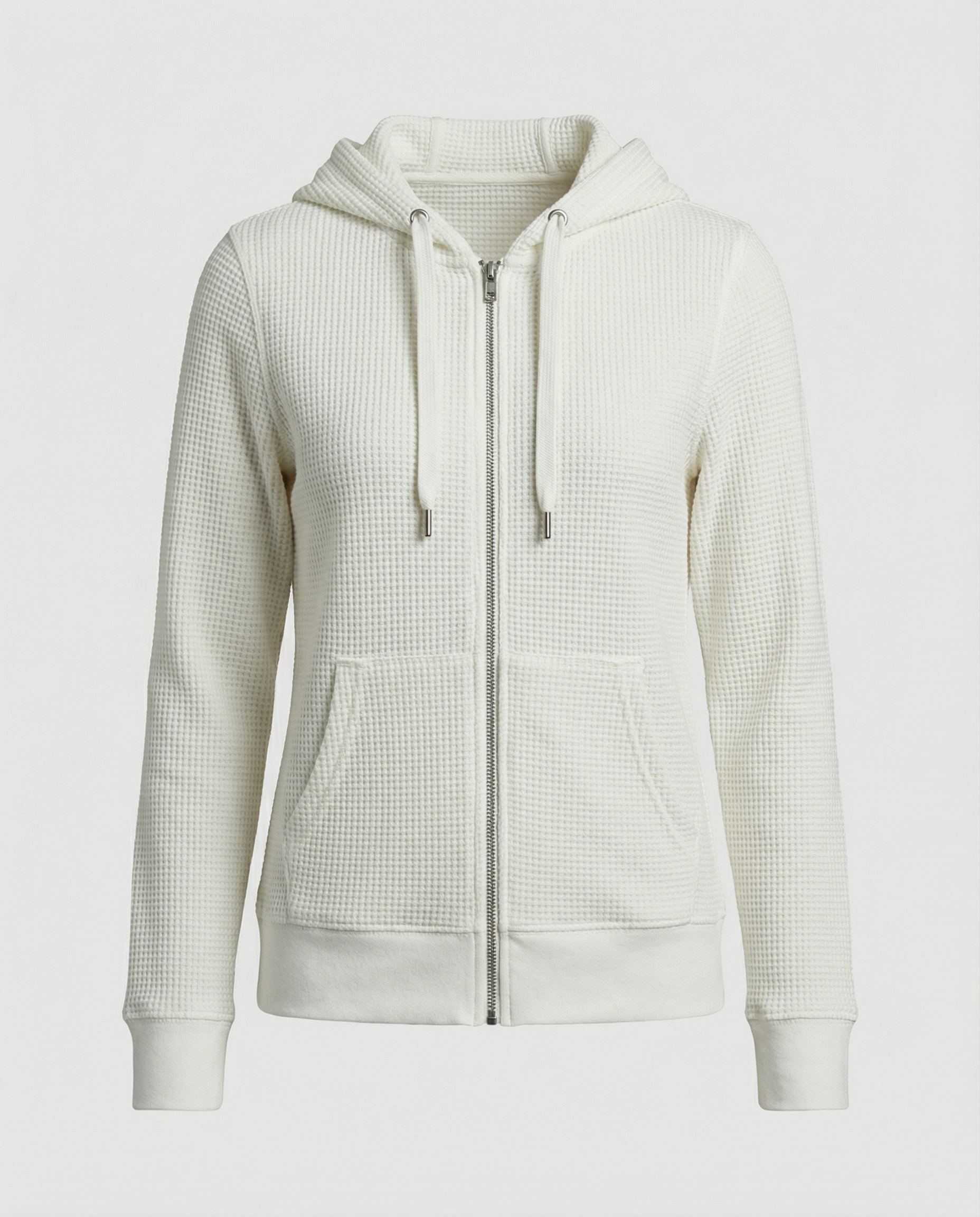 Checked women's leisure jacket-jacket-Calm Wears-White-S-Calm Wears