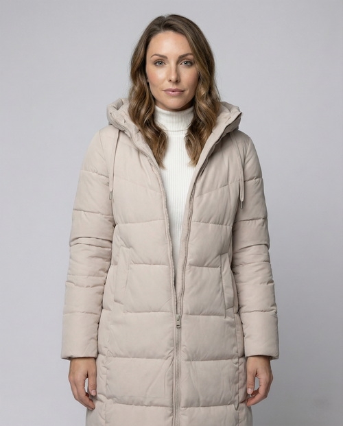 Chic Warm Winter Jacket Women-lévoire20241106-Calm Wears-Beige-S-Calm Wears