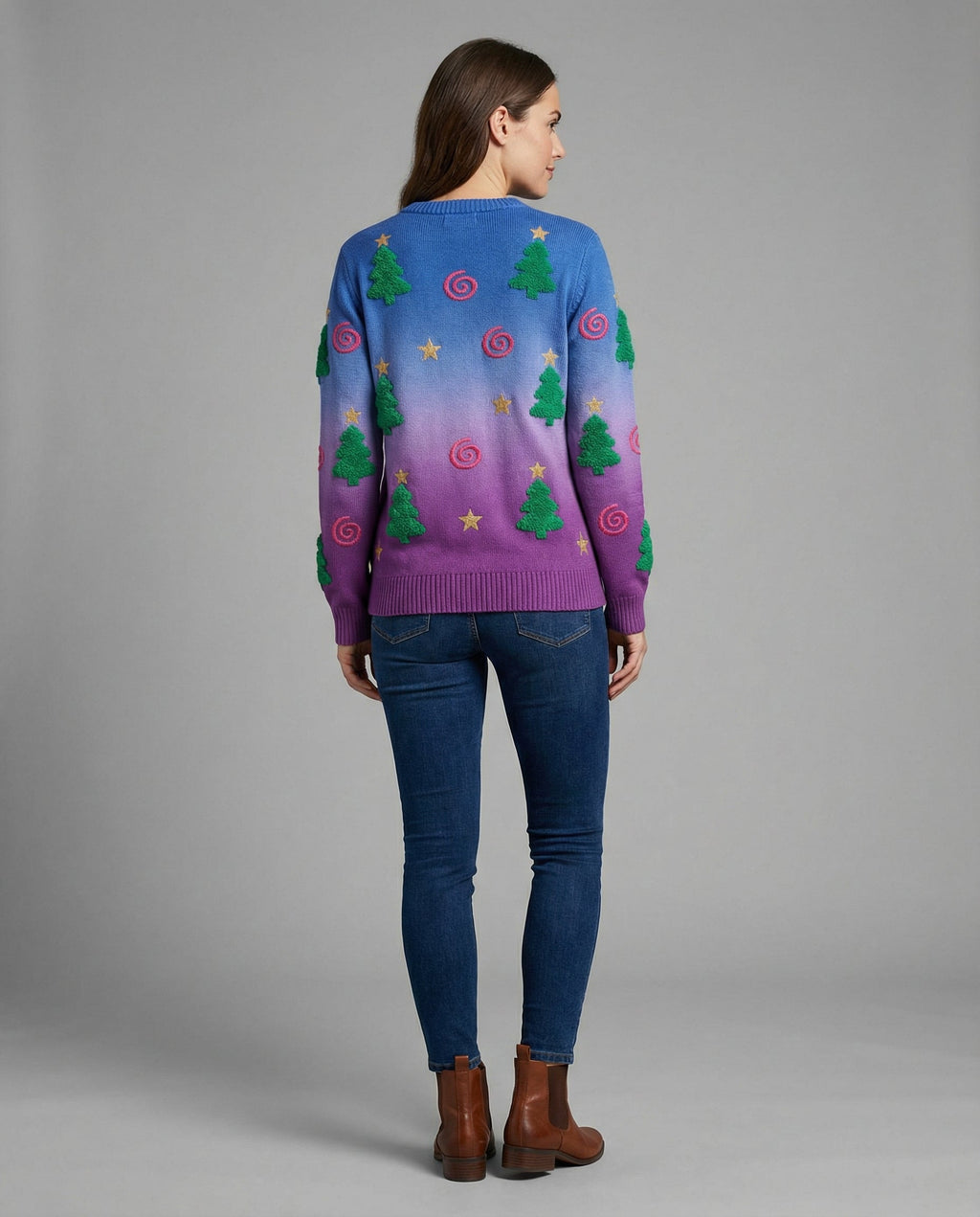 Christmas sweatshirt women-modefest20251127-Calm Wears-Blue-S-Calm Wears
