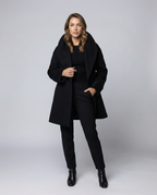 Classic Quilted Winter Jacket Women-nuefashion20251104-Calm Wears-Black-S-Calm Wears