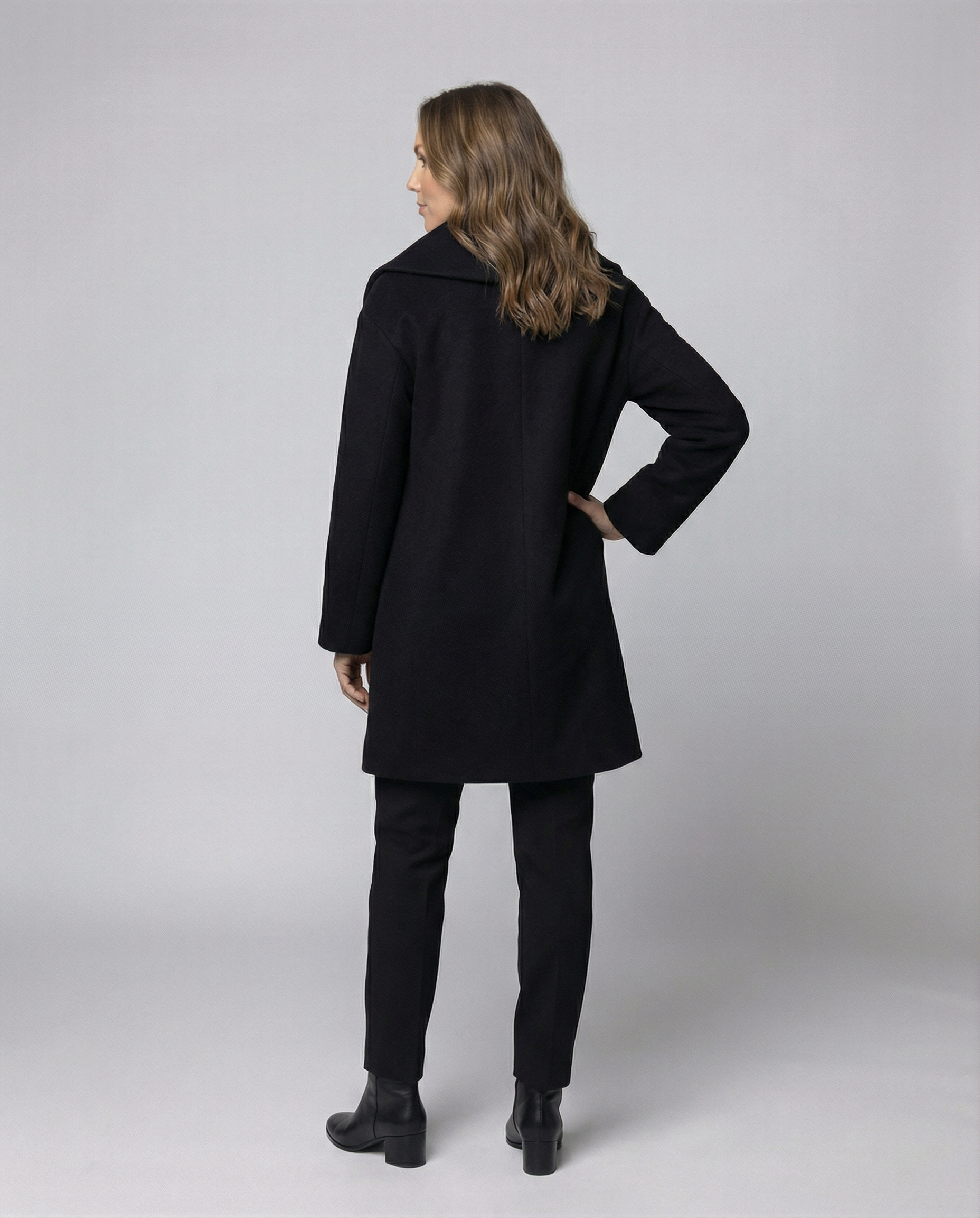 Classic Quilted Winter Jacket Women-nuefashion20251104-Calm Wears-Black-S-Calm Wears