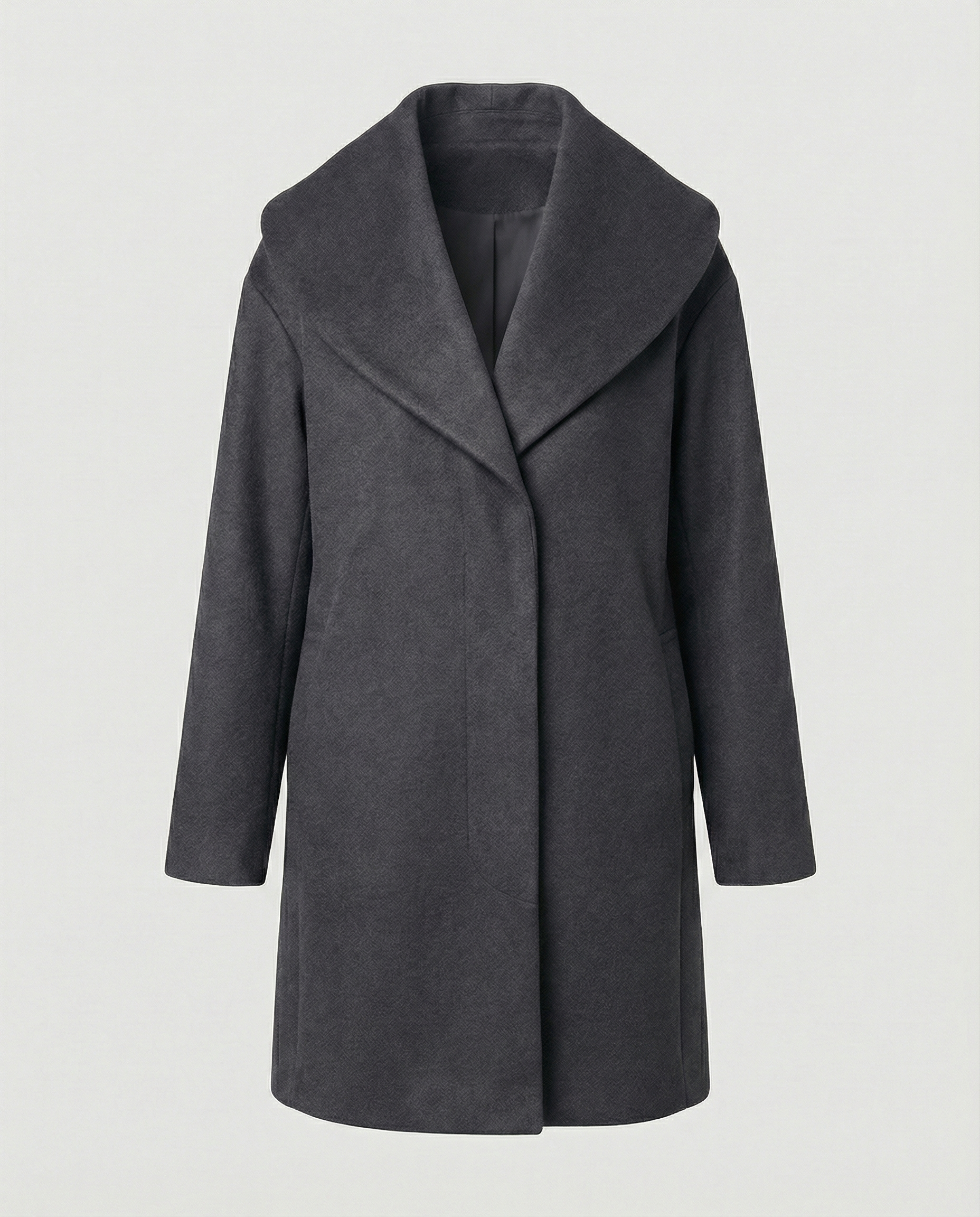 Classic Quilted Winter Jacket Women-nuefashion20251104-Calm Wears-Gray-S-Calm Wears