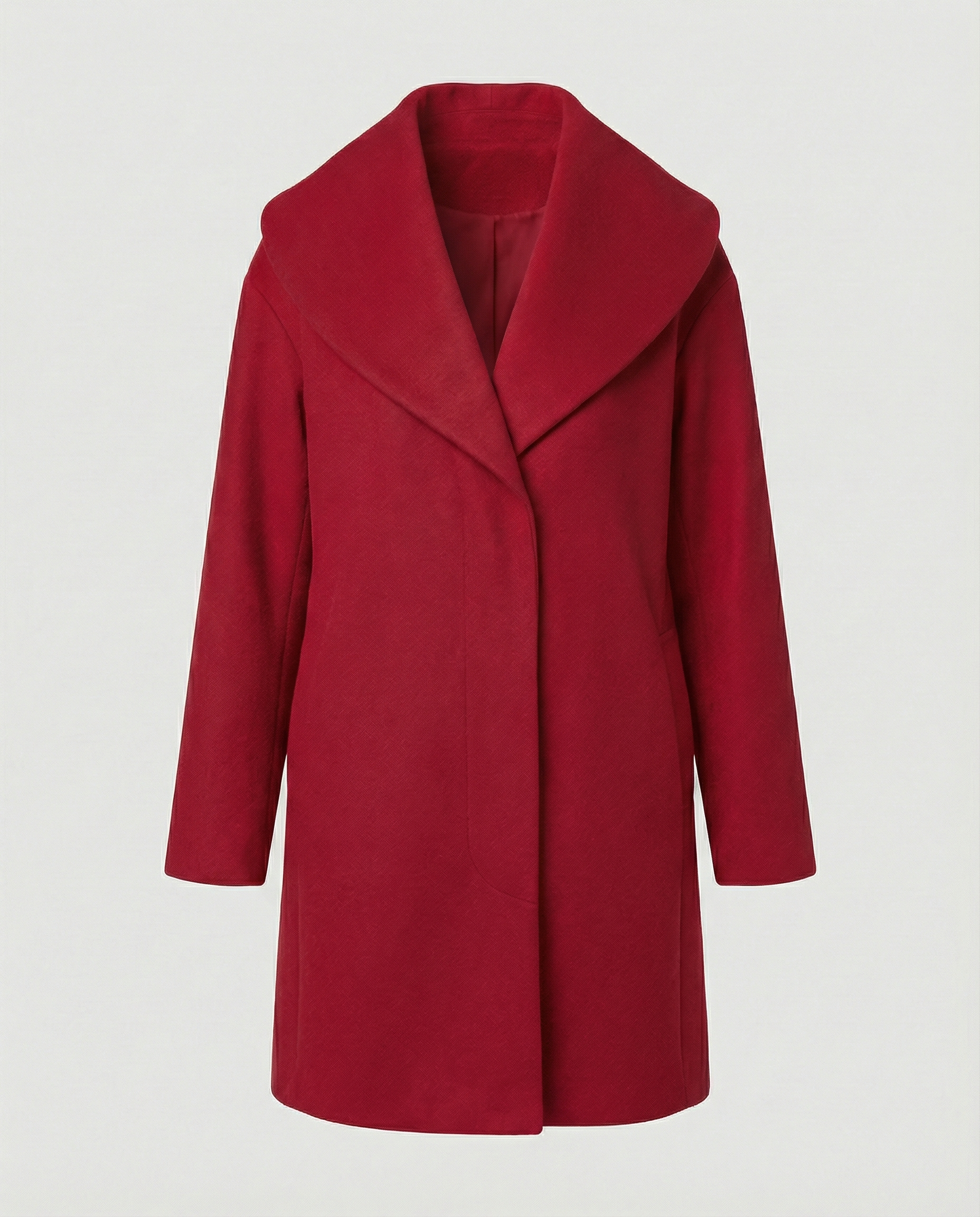 Classic Quilted Winter Jacket Women-nuefashion20251104-Calm Wears-Red-S-Calm Wears