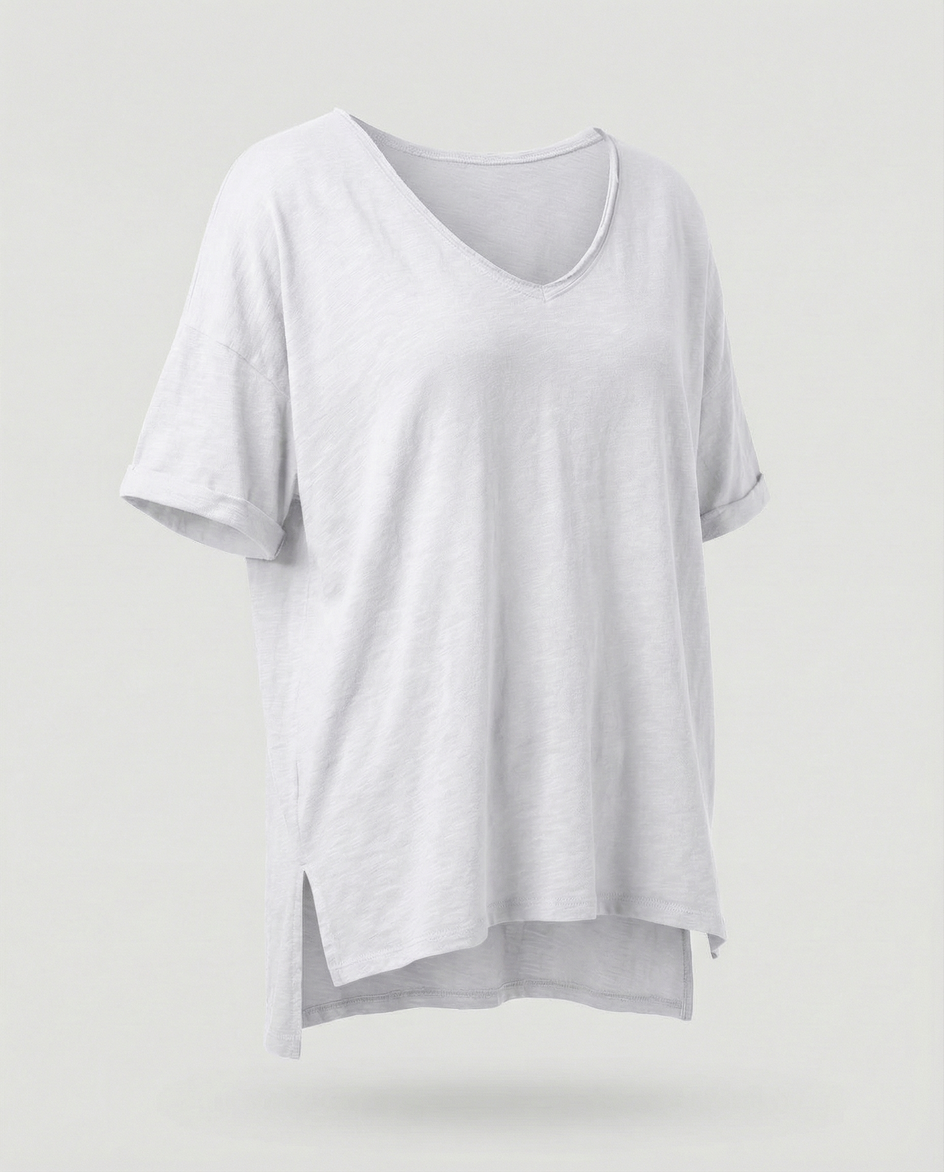 Classic Women Round Neck Shirt-jacobnora-aus20250215-Calm Wears-White-S-Calm Wears