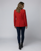 Classic Women's Blazer Elegant-lasmir20251119-Calm Wears-Red-XS-Calm Wears