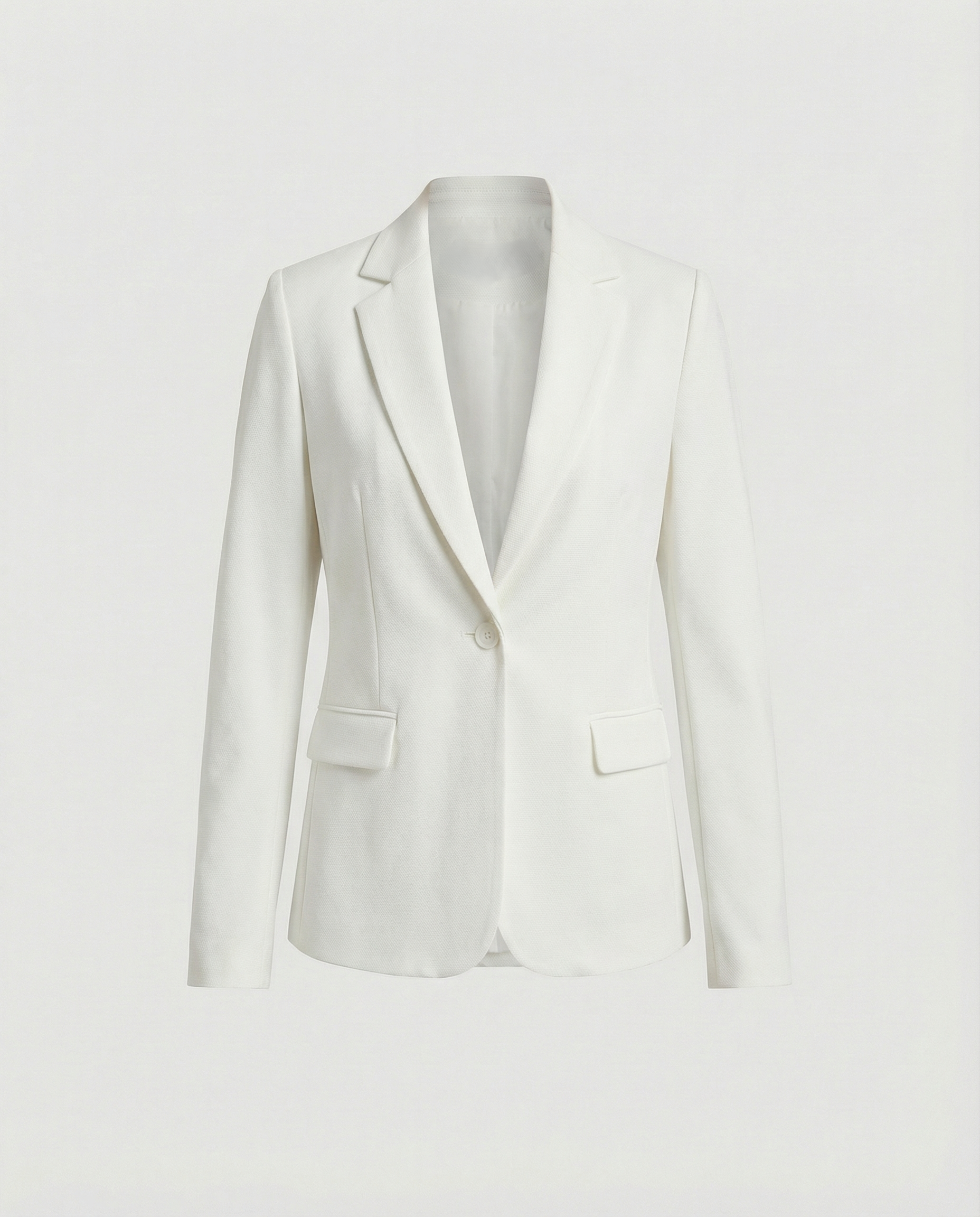 Classic Women's Blazer Elegant-lasmir20251119-Calm Wears-White-XS-Calm Wears