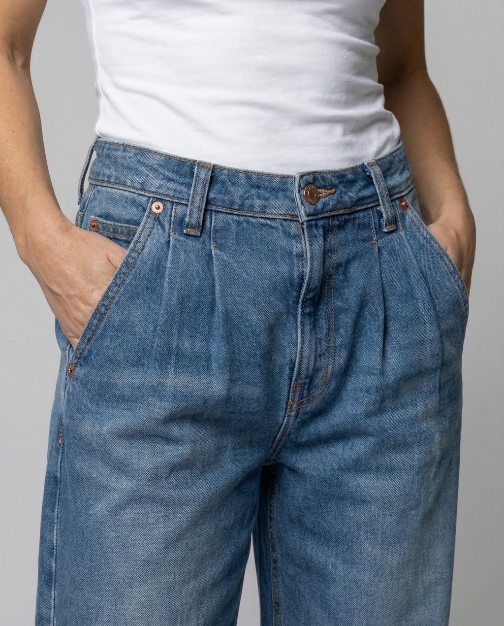 Comfortable Loose Women's Jeans-schmidt modehaus20240815-Calm Wears-Blue-S-Calm Wears