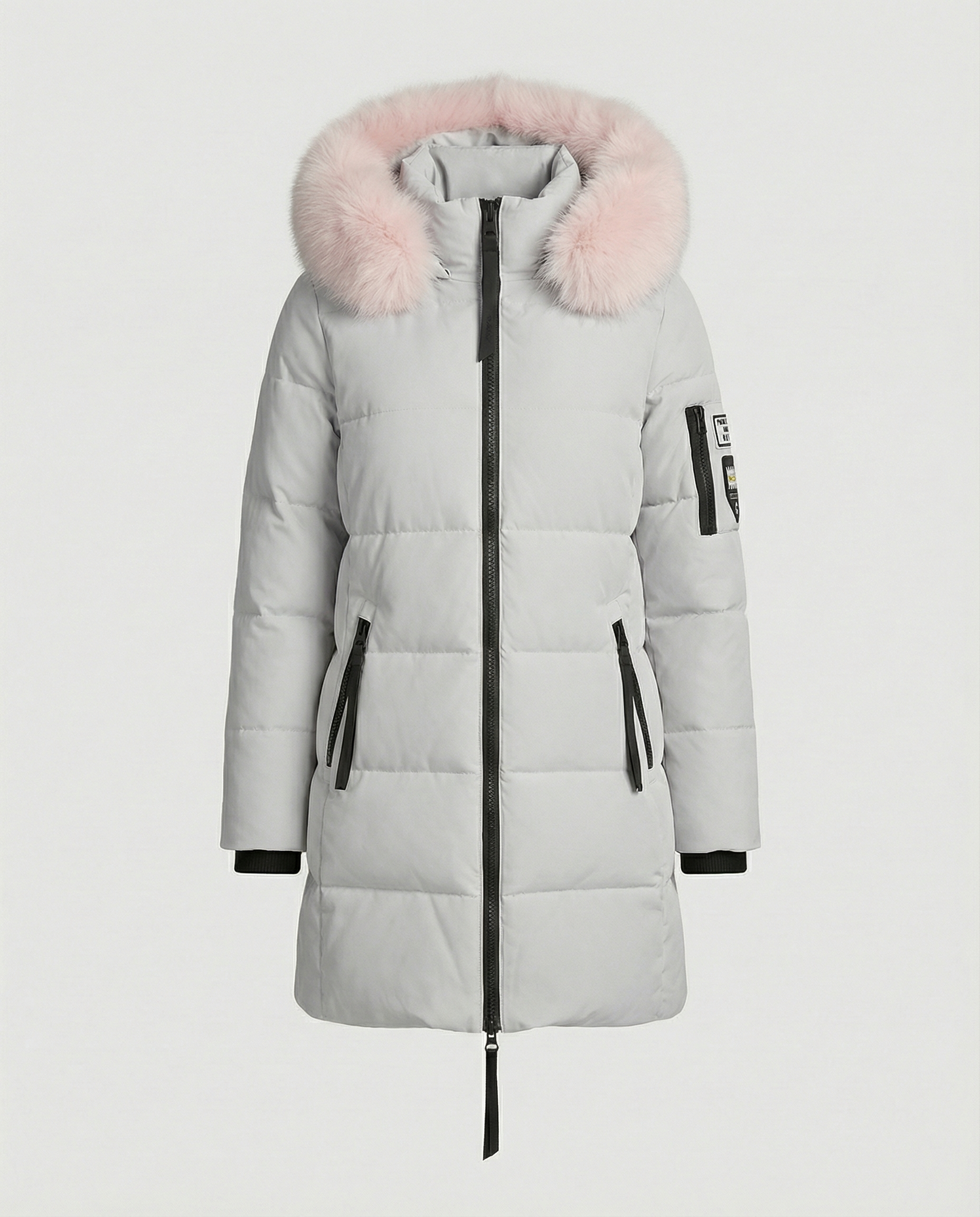 Comfortable Windproof Winter Jacket Women-the goods hub20251115-Calm Wears-Gray-M-Calm Wears