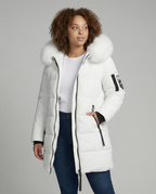 Comfortable Windproof Winter Jacket Women-the goods hub20251115-Calm Wears-White-M-Calm Wears
