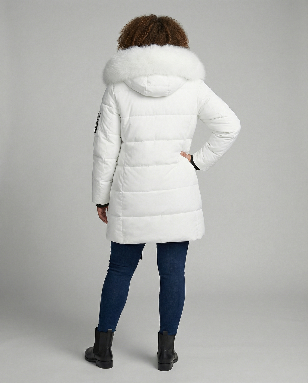 Comfortable Windproof Winter Jacket Women-the goods hub20251115-Calm Wears-White-M-Calm Wears