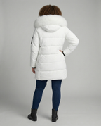 Comfortable Windproof Winter Jacket Women-the goods hub20251115-Calm Wears-White-M-Calm Wears