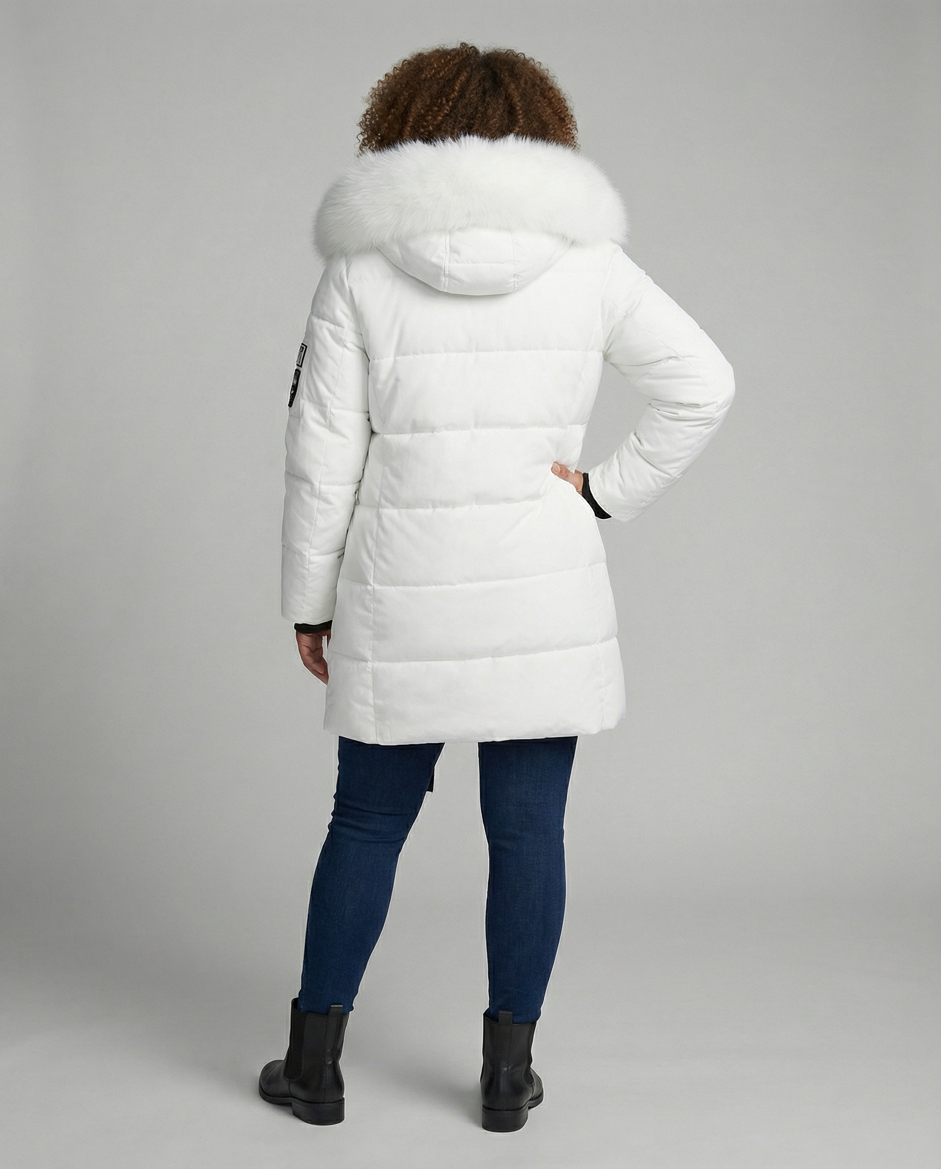 Comfortable Windproof Winter Jacket Women-the goods hub20251115-Calm Wears-White-M-Calm Wears