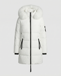 Comfortable Windproof Winter Jacket Women-the goods hub20251115-Calm Wears-White-M-Calm Wears