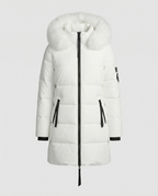 Comfortable Windproof Winter Jacket Women-the goods hub20251115-Calm Wears-White-M-Calm Wears