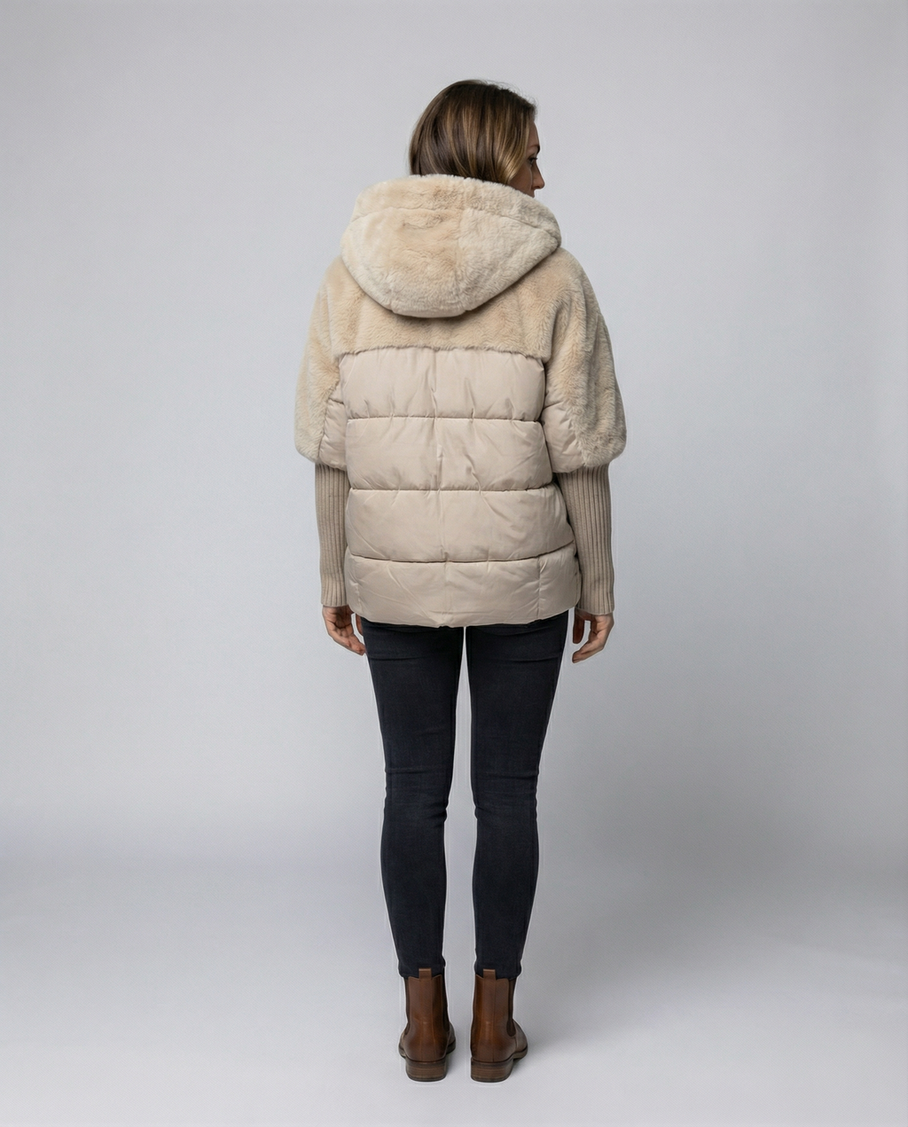 Comfortable Women's Winter Jacket-vikliv20251124-Calm Wears-Beige-S-Calm Wears