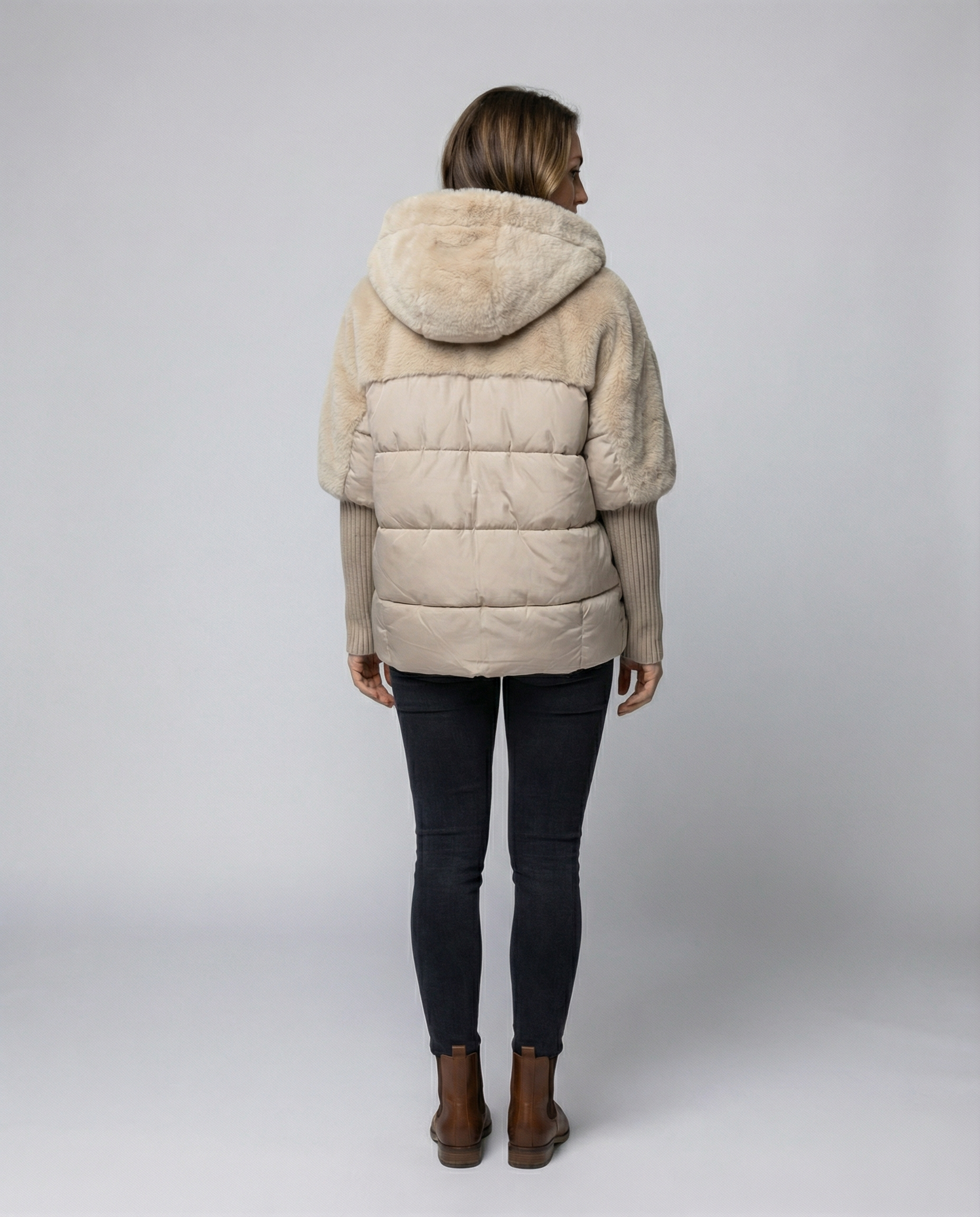 Comfortable Women's Winter Jacket-vikliv20251124-Calm Wears-Beige-S-Calm Wears