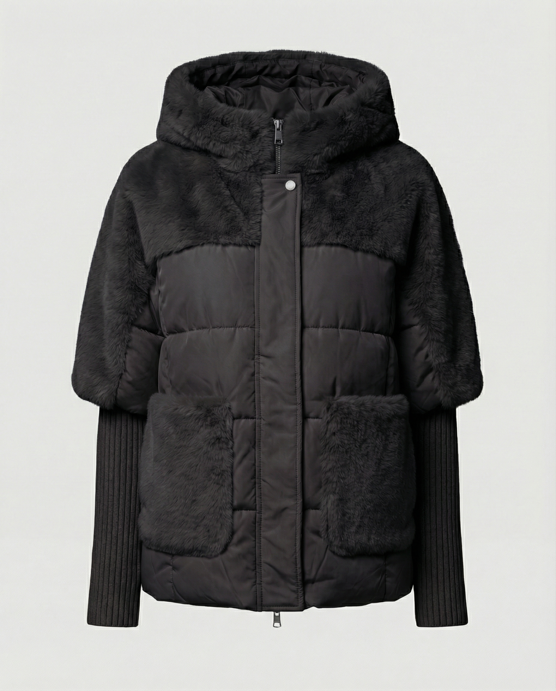 Comfortable Women's Winter Jacket-vikliv20251124-Calm Wears-Black-S-Calm Wears