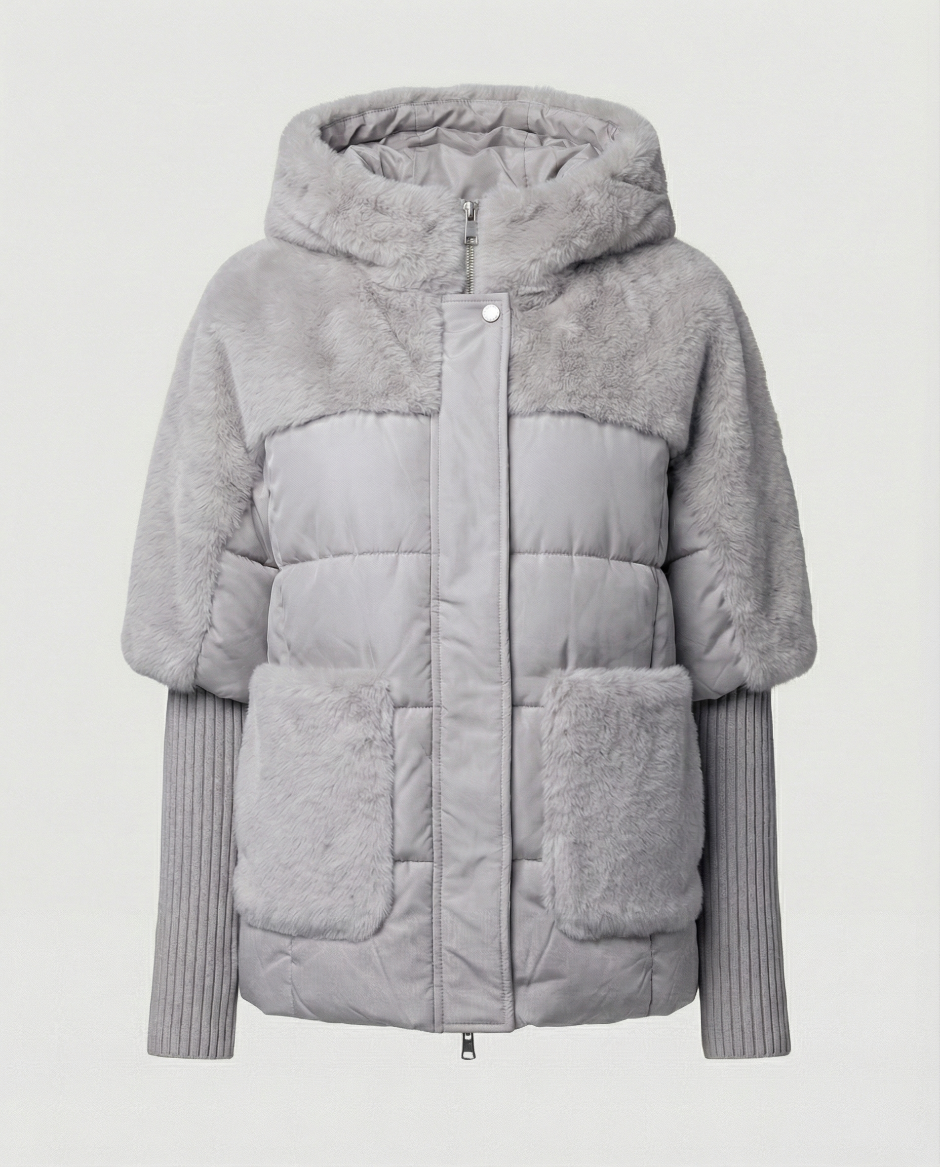Comfortable Women's Winter Jacket-vikliv20251124-Calm Wears-Gray-S-Calm Wears