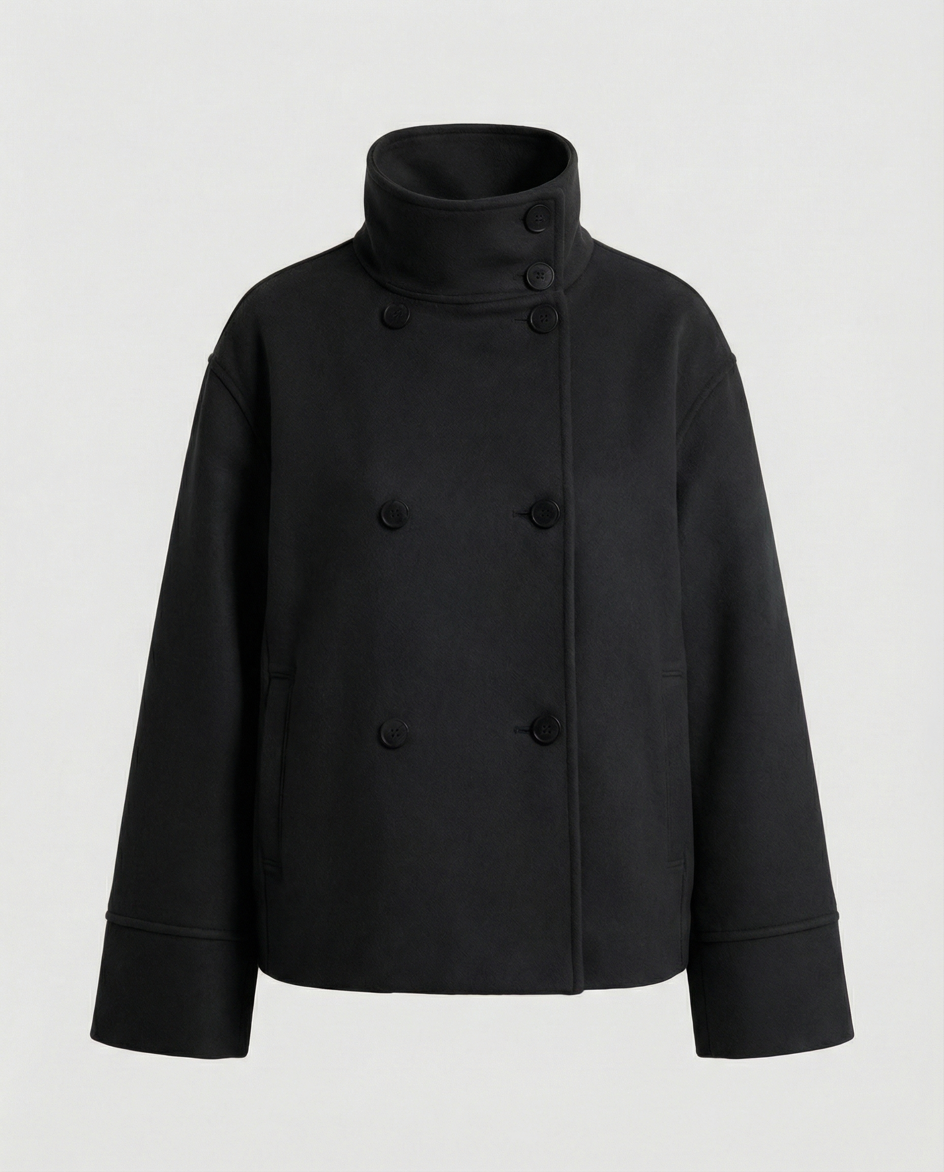 Cropped Jacket Women Modern-https://detail.1688.com/offer/968866351923.html-Calm Wears-Black-S-Calm Wears