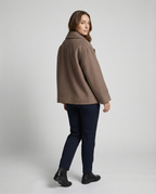 Cropped Jacket Women Modern-https://detail.1688.com/offer/968866351923.html-Calm Wears-Brown-S-Calm Wears