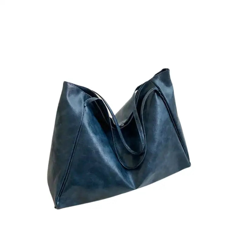 Shoulder Handbag in Trendy Leather-dione couture20260421-Calm Wears-Blue-Calm Wears