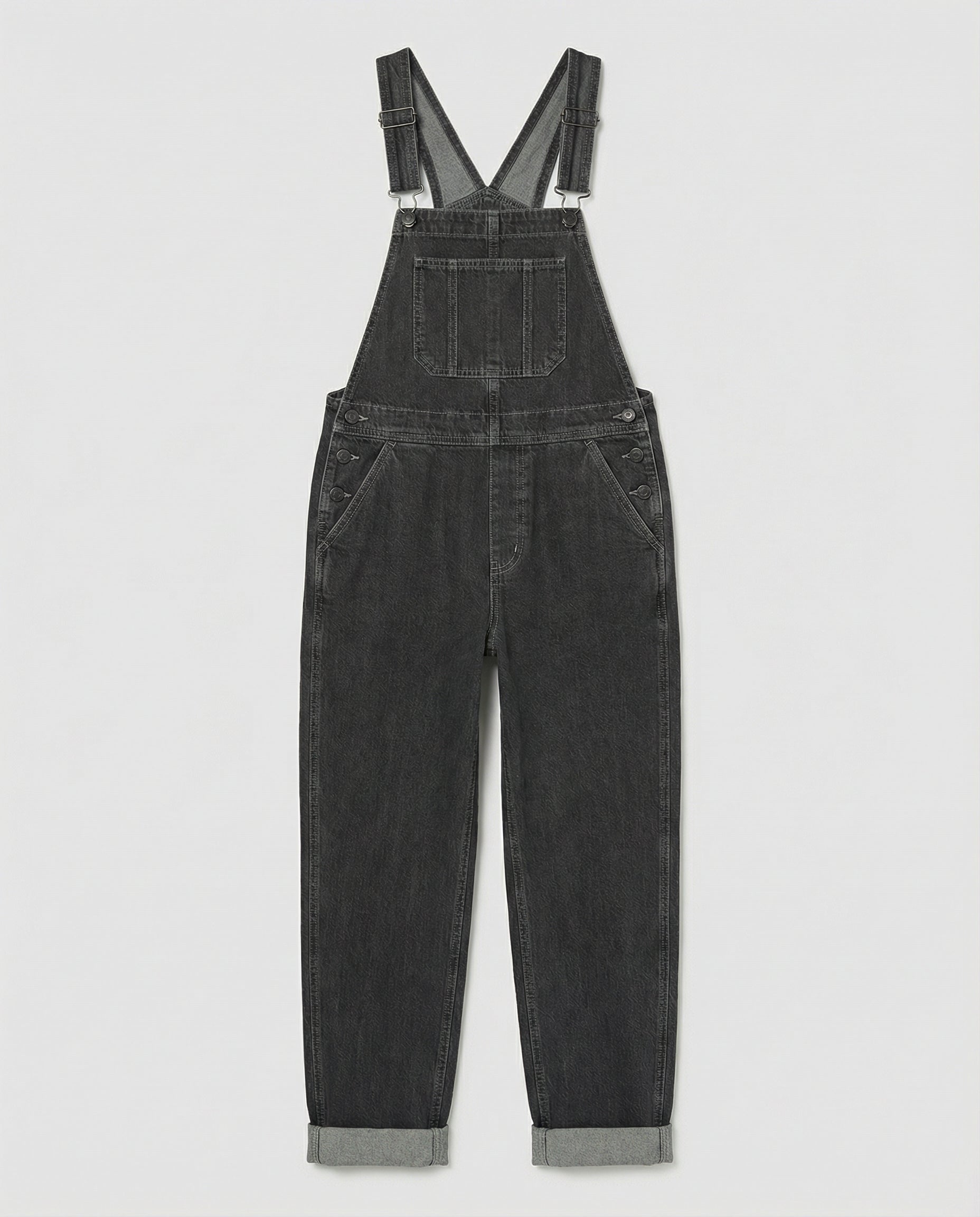 Denim Cross Back Overalls Women-stuttgart-mode20250214-Calm Wears-Black-S-Calm Wears