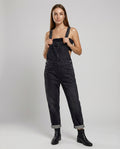 Denim Cross Back Overalls Women-stuttgart-mode20250214-Calm Wears-Black-S-Calm Wears