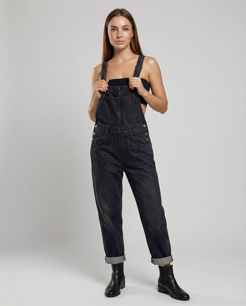 Denim Cross Back Overalls Women-stuttgart-mode20250214-Calm Wears-Black-S-Calm Wears