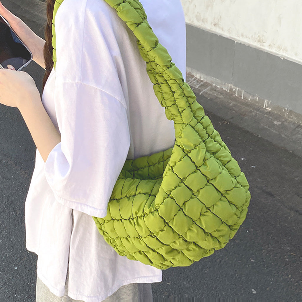 Pleated Shoulder Bag for Women