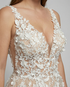 Elegant A-Line Wedding Dress-DXM20250331-Calm Wears-White-S-Calm Wears