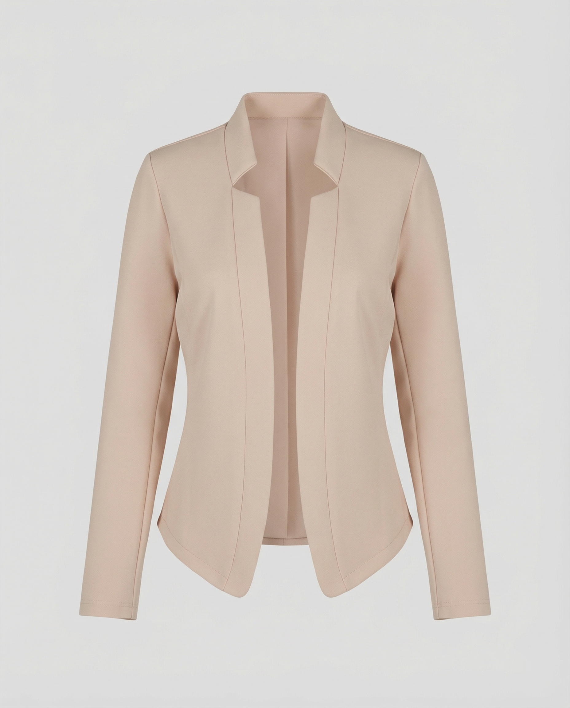 Elegant Blazer Women-fela-boutique20250227-Calm Wears-Khaki-S-Calm Wears